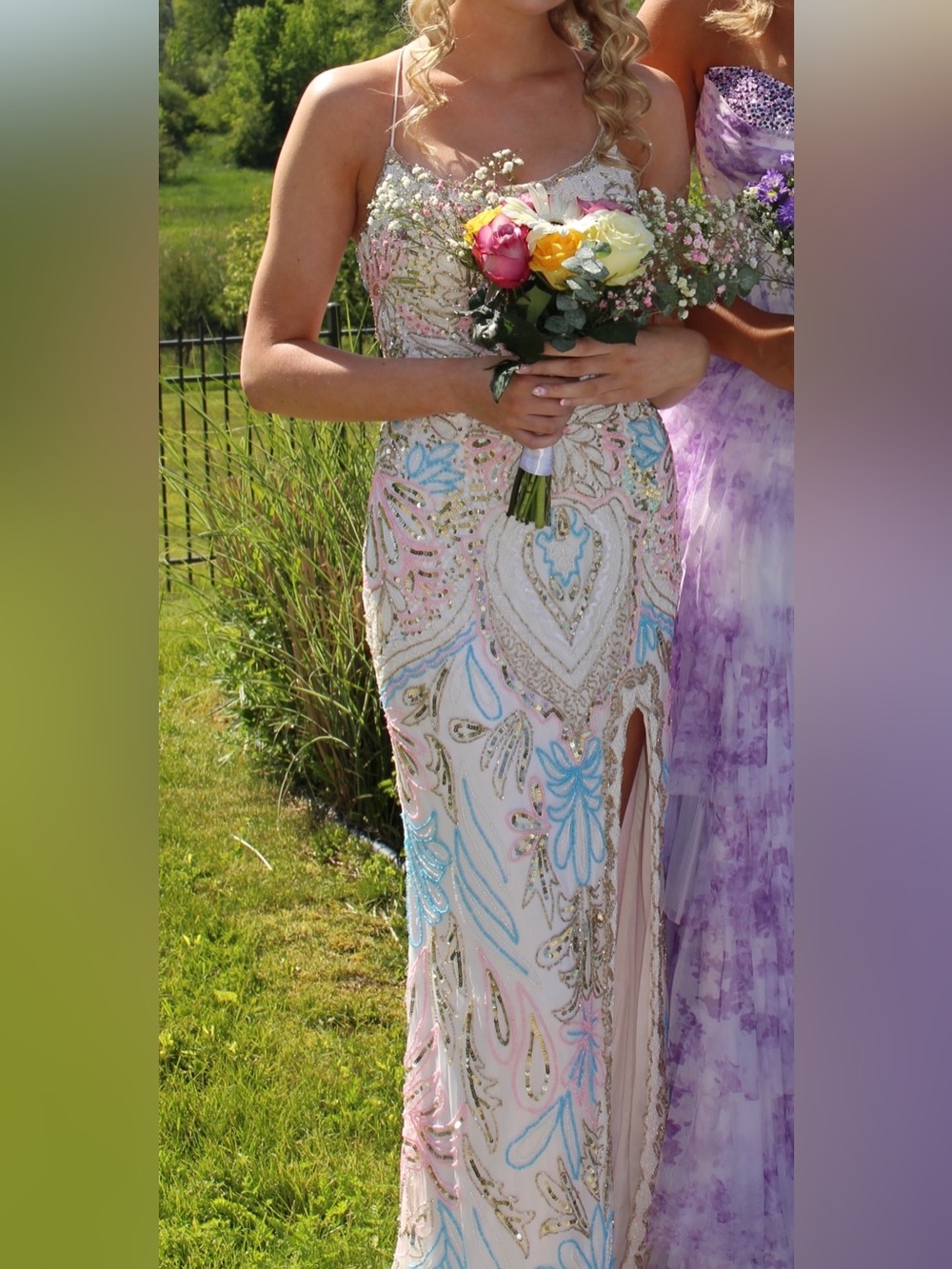 Primavera 4156 Dress in Ivory, Size 0, Excellent Condition, Worn Once
